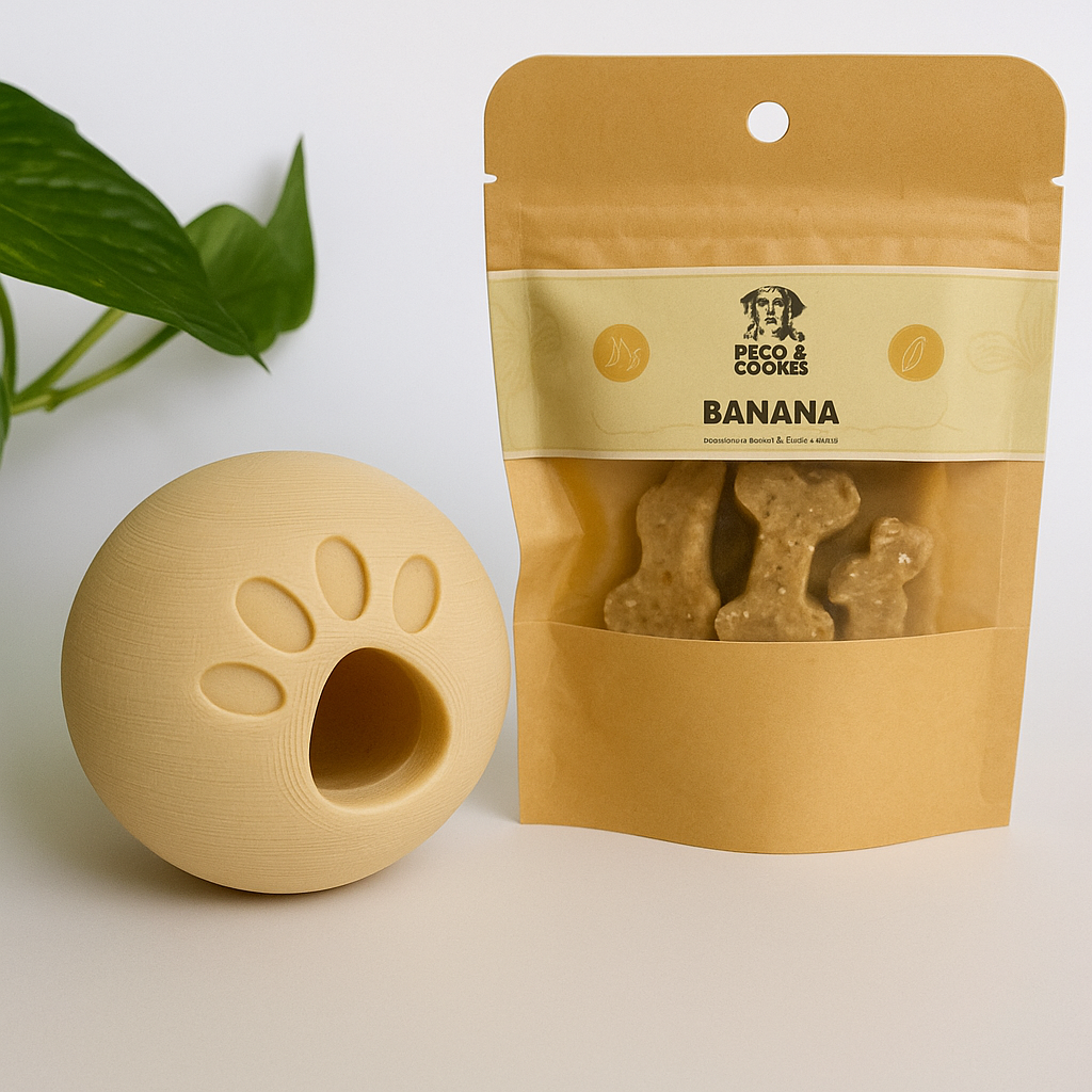 Phaws Biodegradable Treat-Dispensing Roller Toy